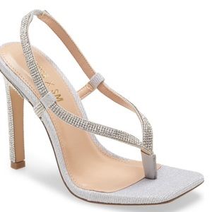 USED once Rhinestone Bashment Sandal